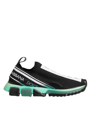 Schwarze Sorrento Herren-Slip-On-Sneaker