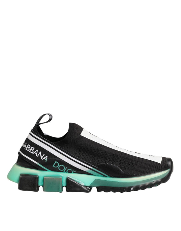 Schwarze Sorrento Herren-Slip-On-Sneaker