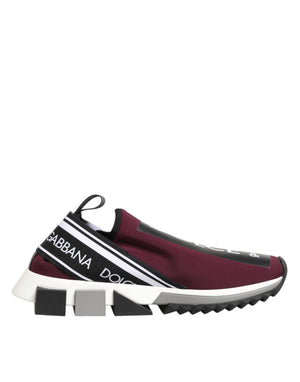 Bordeauxrote Sorrento Herren-Slip-On-Sneaker