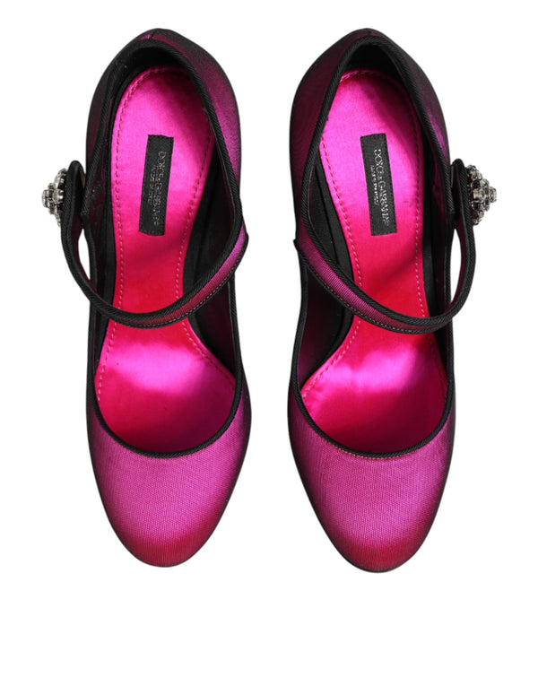 Pinke Strass Mary Janes Pumps