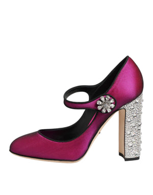 Pinke Strass Mary Janes Pumps