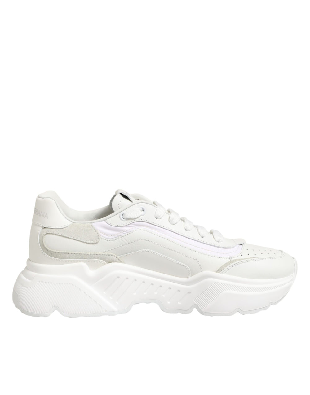 Weiße Leder-Daymaster Low-Top Sneakers