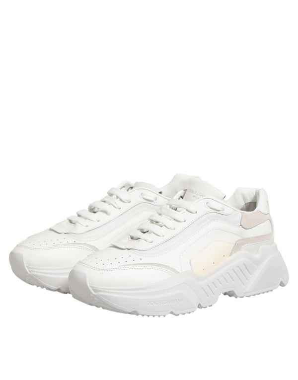 Weiße Leder-Daymaster Sneakers