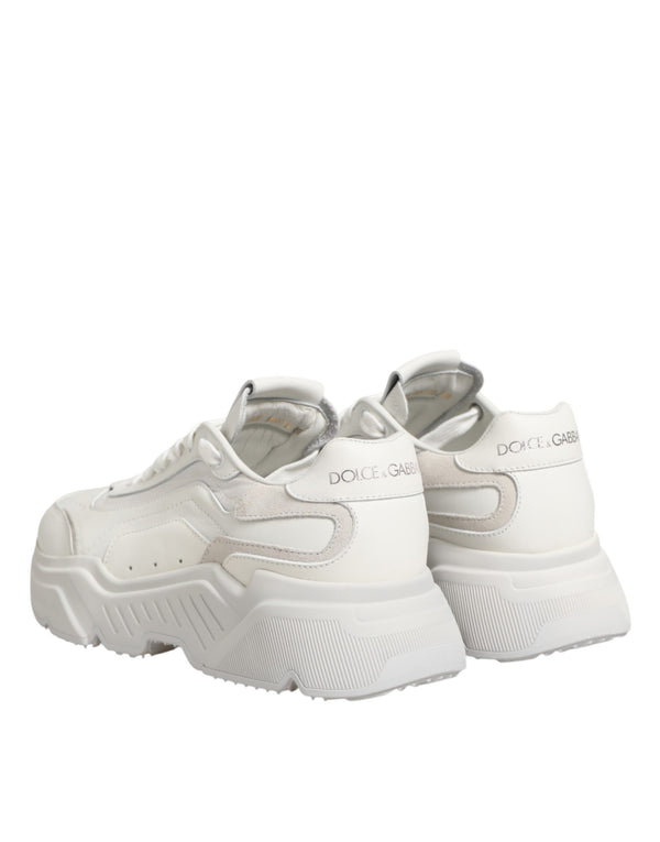Weiße Leder-Daymaster Sneakers