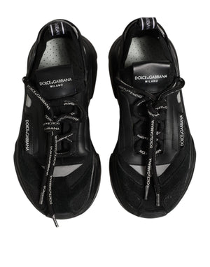 Schwarze Daymaster Low-Top Sneakers für Damen