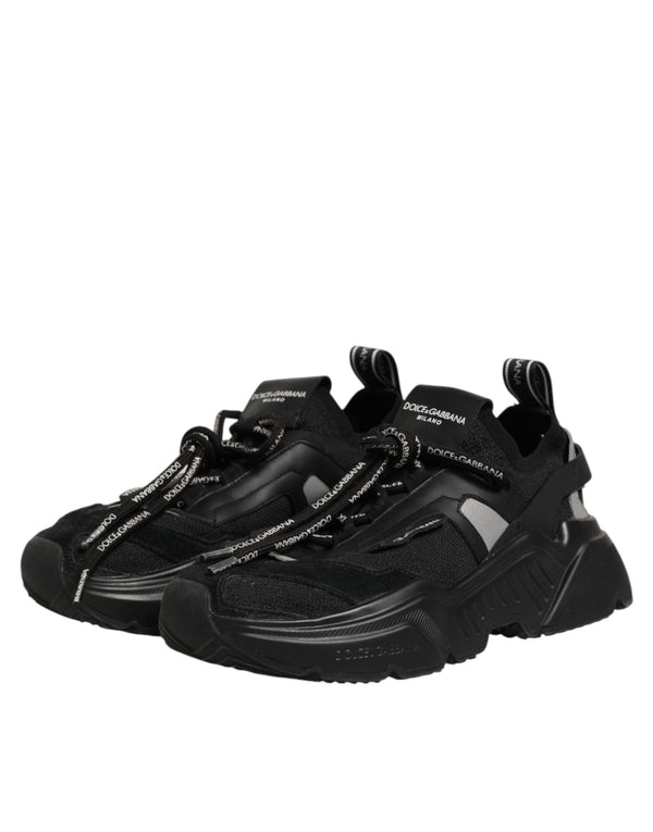 Schwarze Daymaster Low-Top Sneakers für Damen