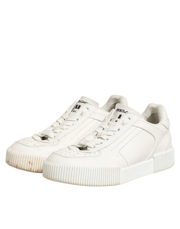 Weiße Leder-Sneakers MIAMI