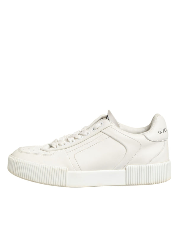 Weiße Leder-Sneakers MIAMI