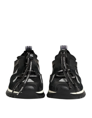 Schwarze Sorrento-Trekking-Sneakers aus Mesh