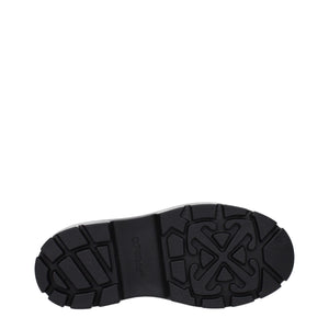 Schwarze Baumwoll-Knöchelstiefel