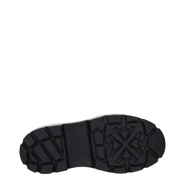 Schwarze Baumwoll-Knöchelstiefel