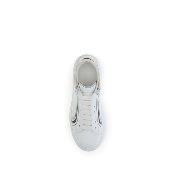 Weiße Plateau-Sneaker aus Gummi