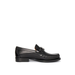 Schwarze Loafer aus Kalbsleder