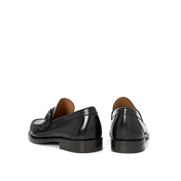 Schwarze Loafer aus Kalbsleder