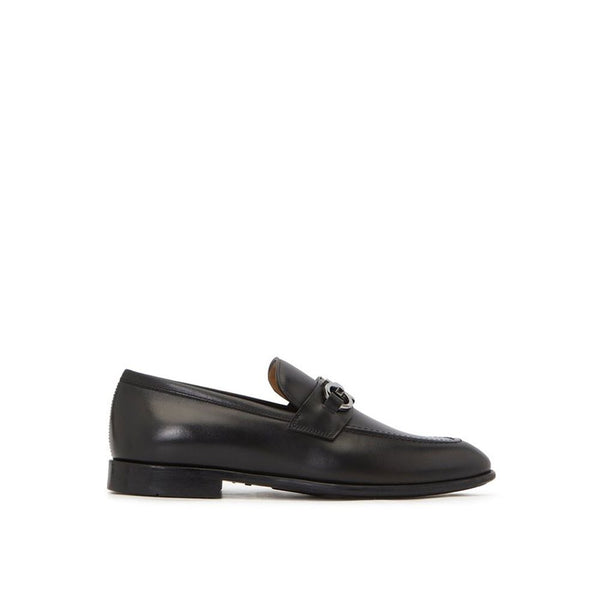 Schwarze Loafer aus Kalbsleder