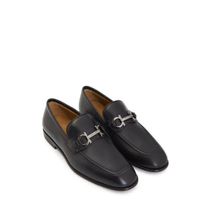 Schwarze Loafer aus Kalbsleder