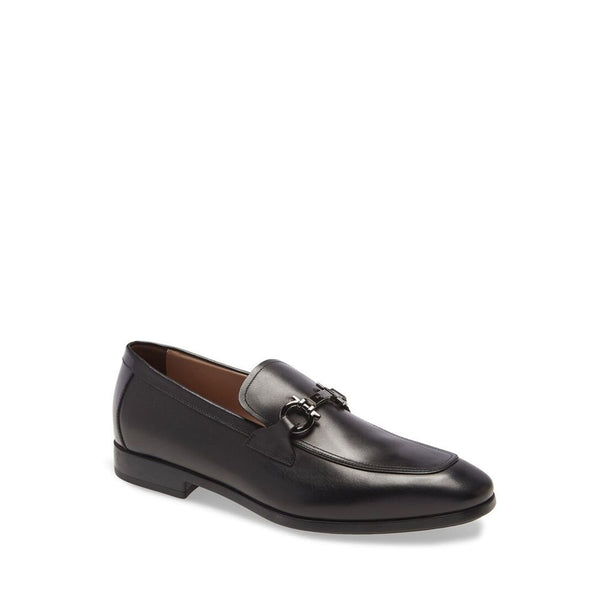Schwarze Loafer aus Kalbsleder