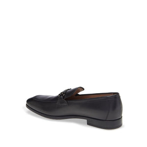 Schwarze Loafer aus Kalbsleder