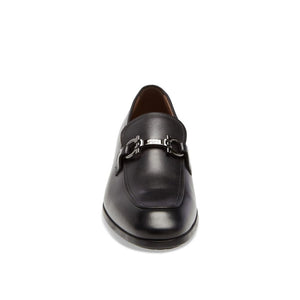 Schwarze Loafer aus Kalbsleder