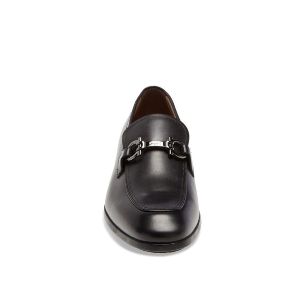 Schwarze Loafer aus Kalbsleder