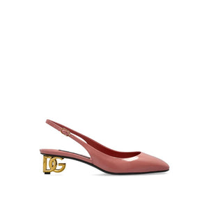 Bunte Kalbshaut Pumps mit Mittelhohen Absätzen