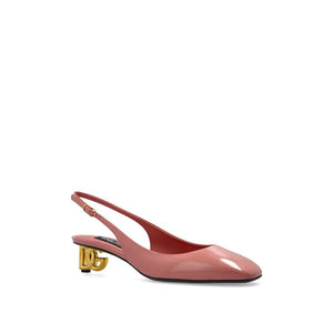 Bunte Kalbshaut Pumps mit Mittelhohen Absätzen
