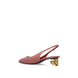 Bunte Kalbshaut Pumps mit Mittelhohen Absätzen