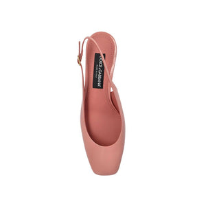 Bunte Kalbshaut Pumps mit Mittelhohen Absätzen