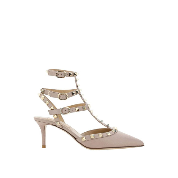 Bunte Kalbshaut Pumps mit hohem Absatz