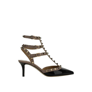Schwarze High Heels aus Kalbsleder