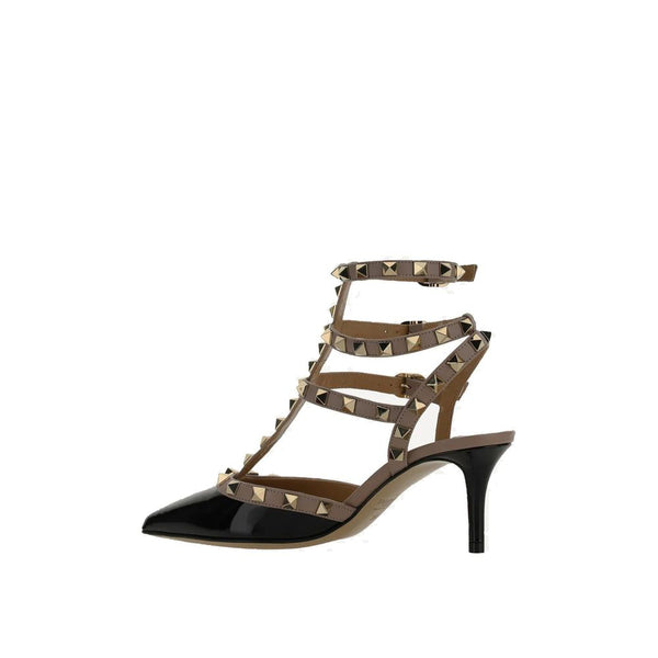 Schwarze High Heels aus Kalbsleder