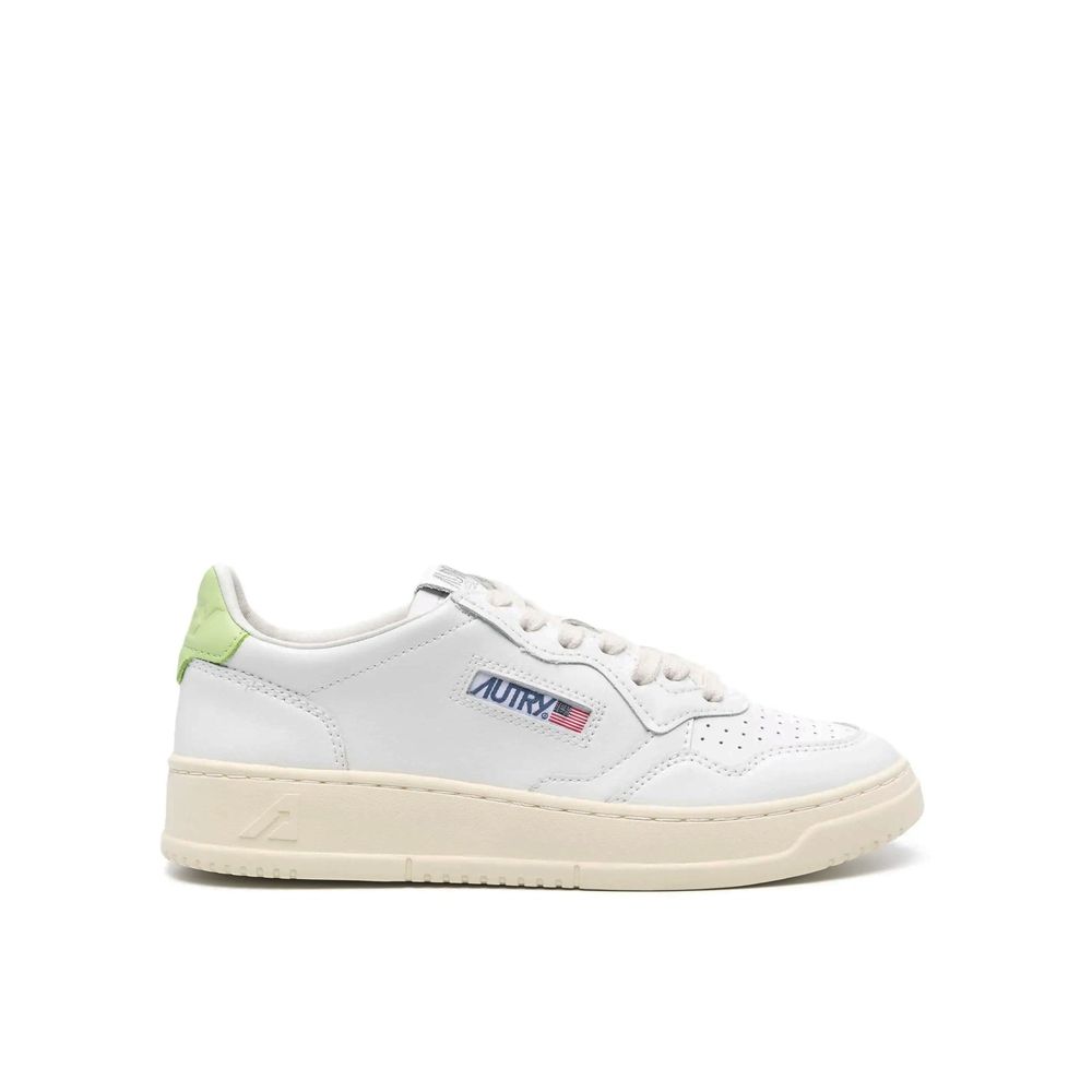 Weiße Leder-Sneaker