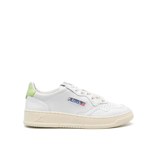 Weiße Leder-Sneaker