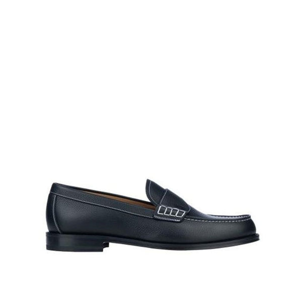 Schwarze Loafer aus Kalbsleder