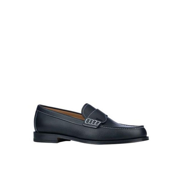 Schwarze Loafer aus Kalbsleder