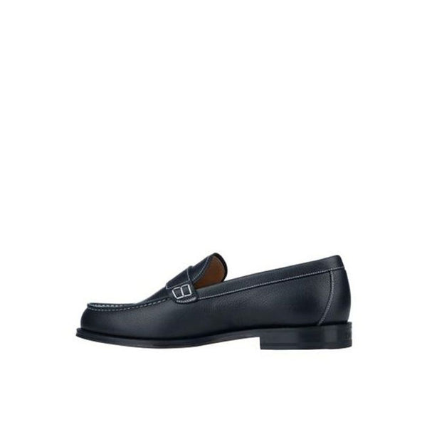 Schwarze Loafer aus Kalbsleder
