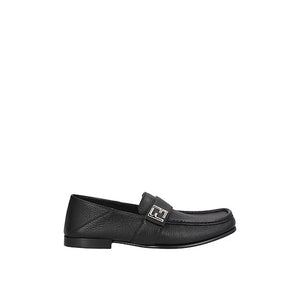 Schwarze Loafer aus Kalbsleder