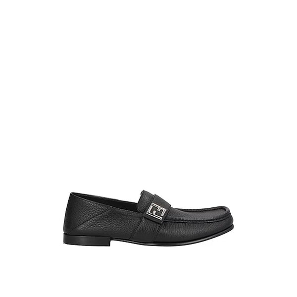 Schwarze Loafer aus Kalbsleder