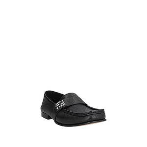 Schwarze Loafer aus Kalbsleder