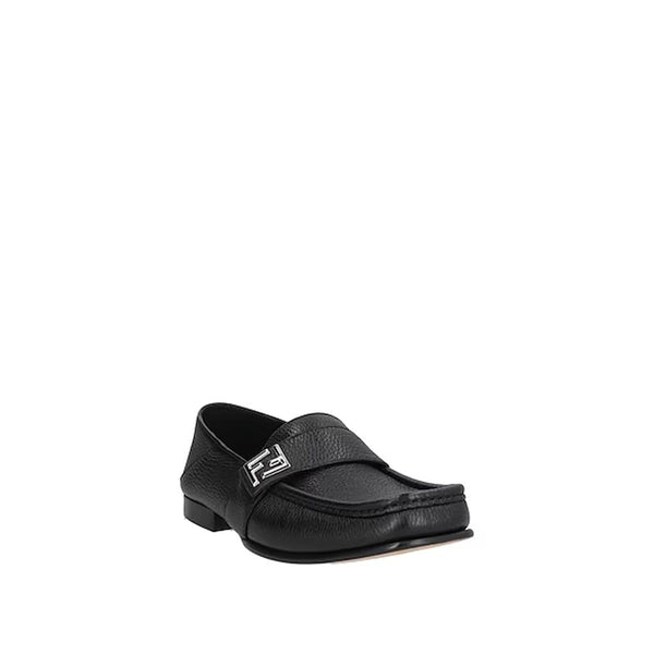 Schwarze Loafer aus Kalbsleder