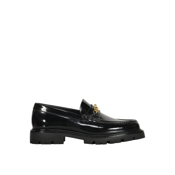 Schwarze Loafer aus Kalbsleder