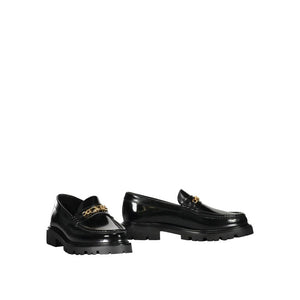 Schwarze Loafer aus Kalbsleder