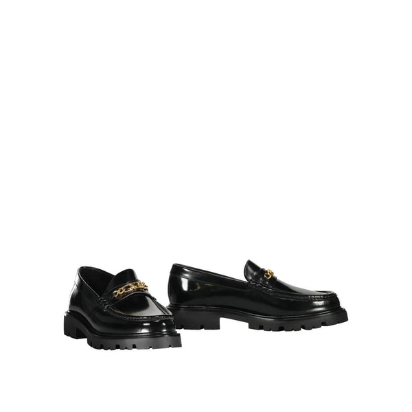 Schwarze Loafer aus Kalbsleder
