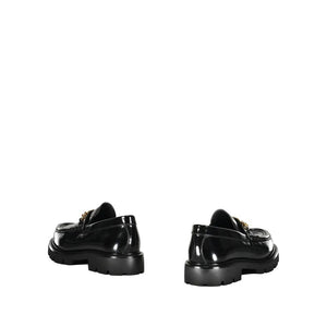 Schwarze Loafer aus Kalbsleder