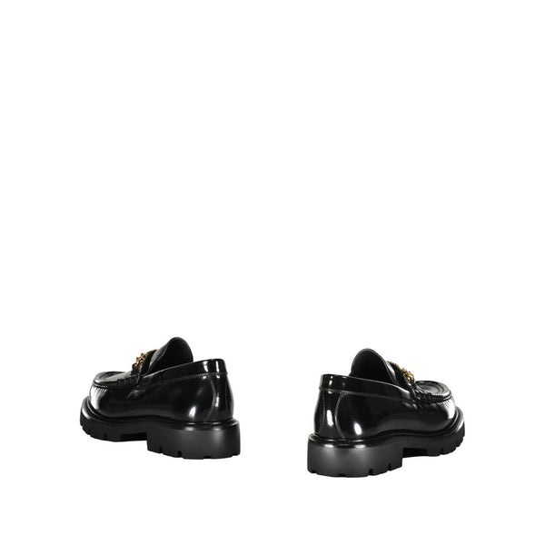 Schwarze Loafer aus Kalbsleder