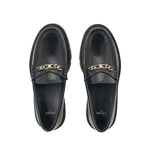 Schwarze Loafer aus Kalbsleder