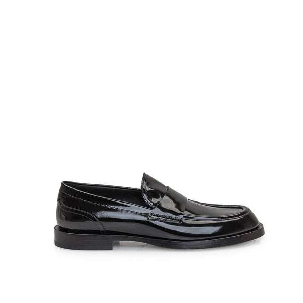 Schwarze Loafer aus Kalbsleder