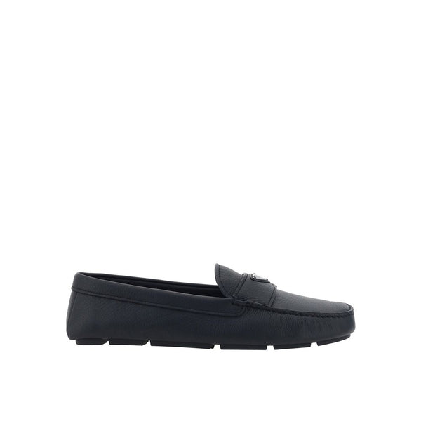 Schwarze Loafer aus Kalbsleder