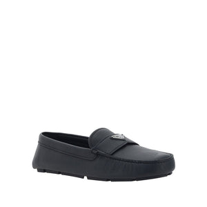 Schwarze Loafer aus Kalbsleder