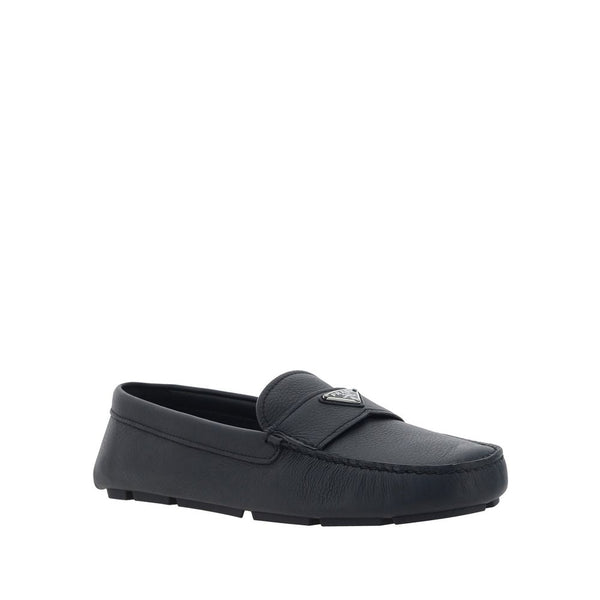 Schwarze Loafer aus Kalbsleder